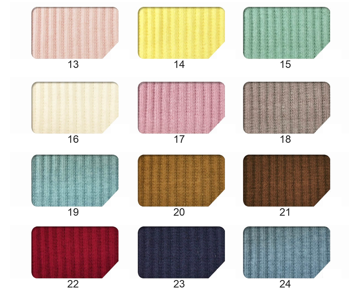 Solid Cotton Rib