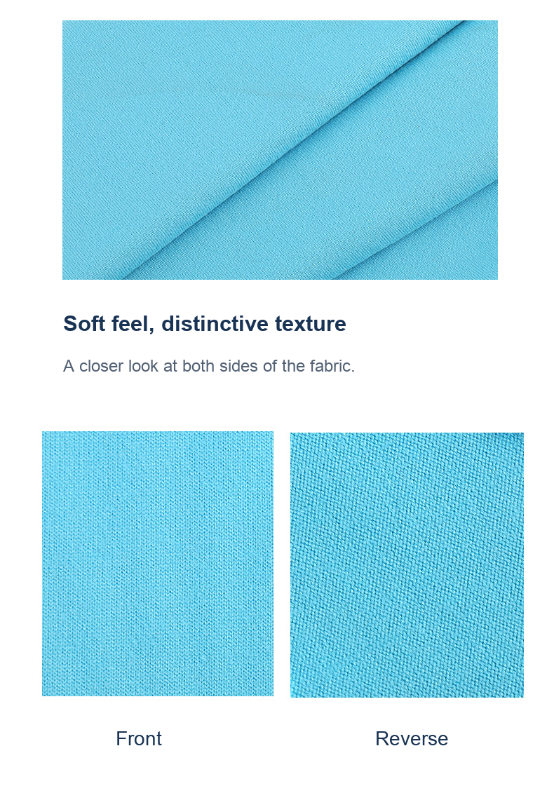 Solid Light Double Brushed Poly