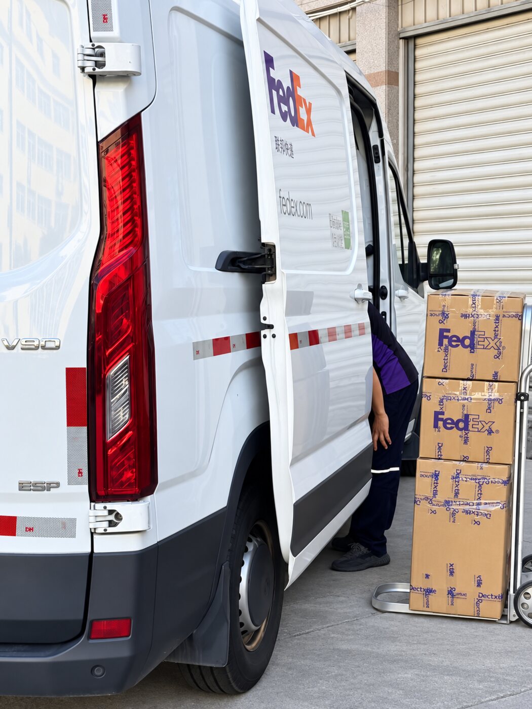 DEC FABRICS orders prepared for international delivery