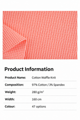 Cotton Waffle Knit