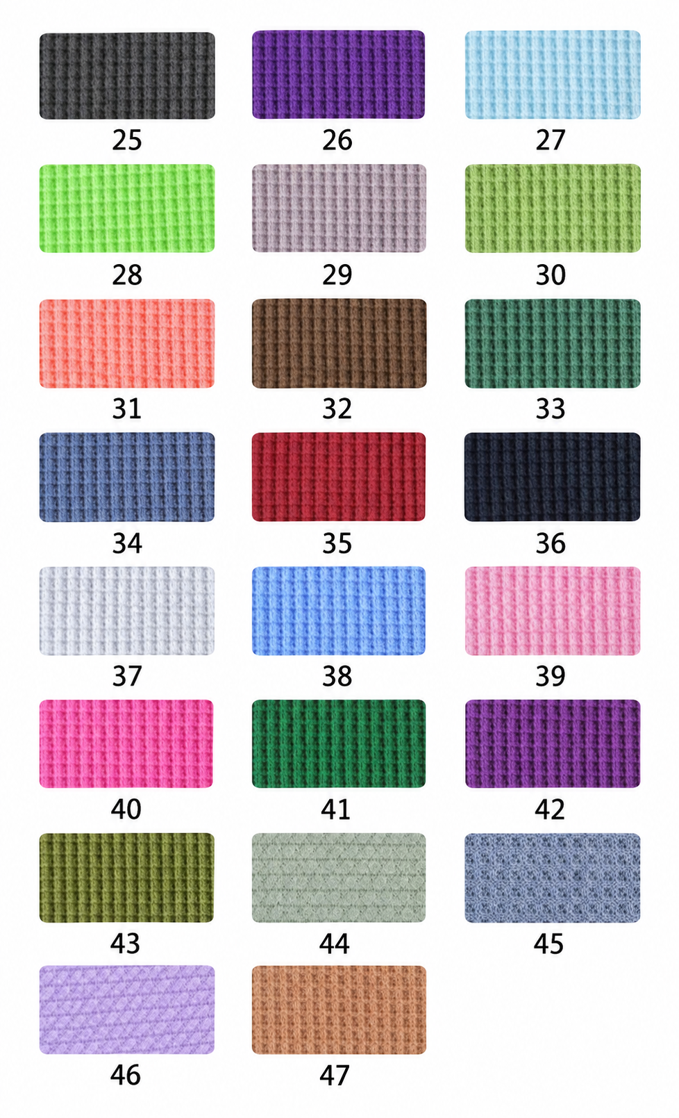 Cotton Waffle Knit