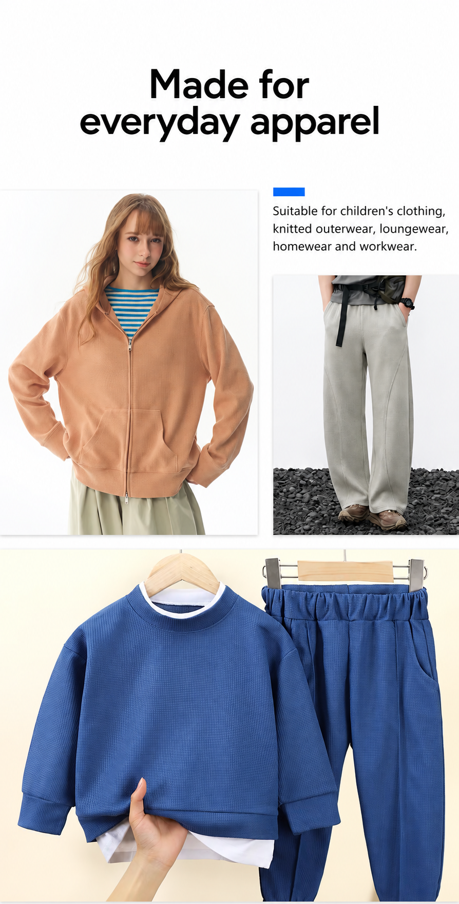 Stretch Waffle Knit