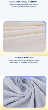 Solid Baby Ribbed Sherpa Fleece