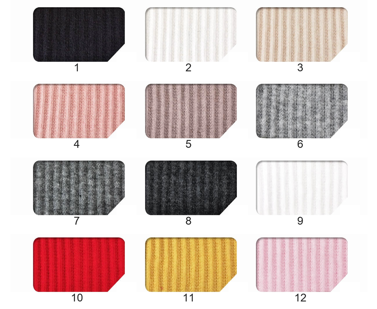 Solid Cotton Rib