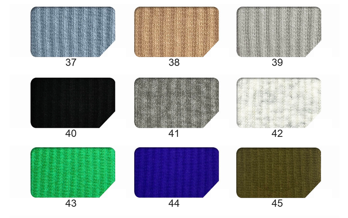 Solid Cotton Rib