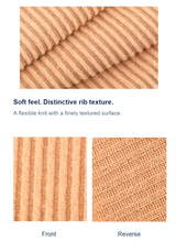 Solid 3x2 European Brushed Rib Fleece