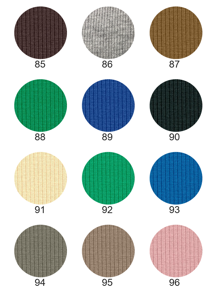 Solid 2x2 Rayon Rib