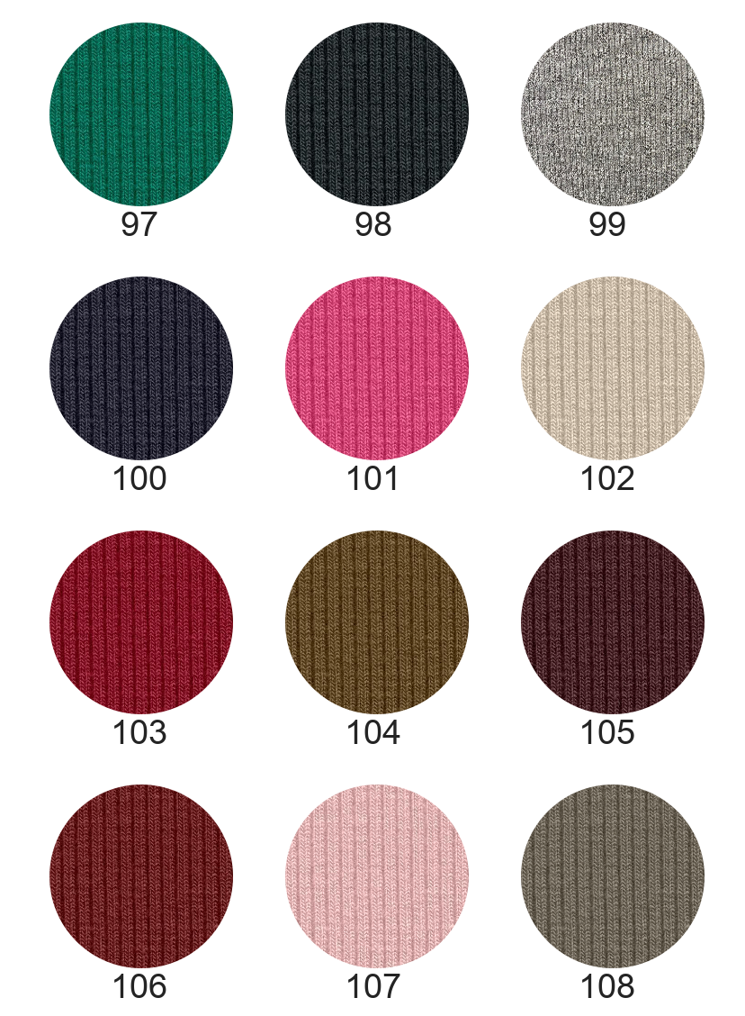 Solid 2x2 Rayon Rib