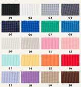 Solid Poly Waffle Knit