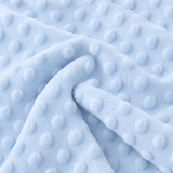 Close-up of the raised dot texture on Solid Dot Minky