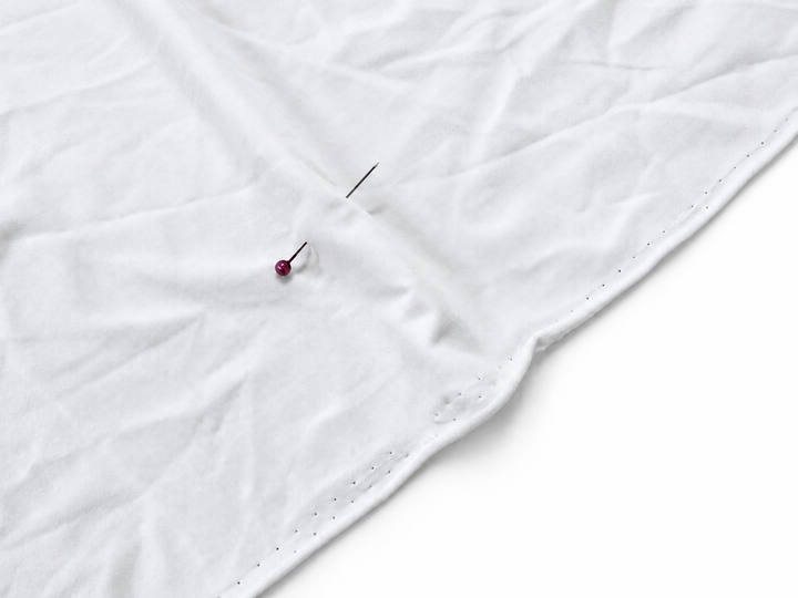 Solid Light Double Brushed Poly white base fabric